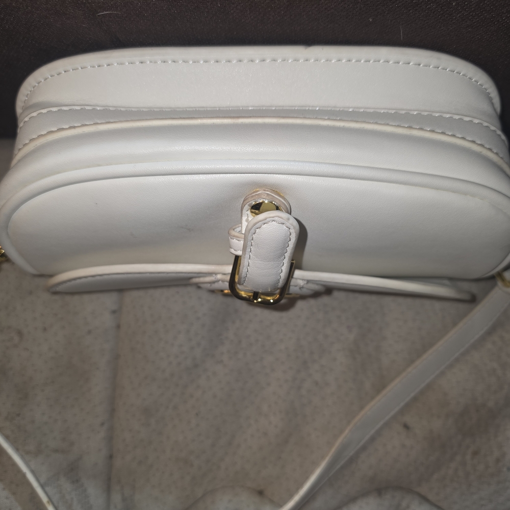 Dior Cream Saddle Crossbody Bag with Gold Hardware - Picture 7 of 7